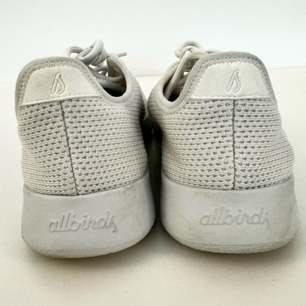 Allbirds Tree Runners Athletic Everyday Shoes Lace-Up Sneakers White Women's 10 - Picture 6 of 8
